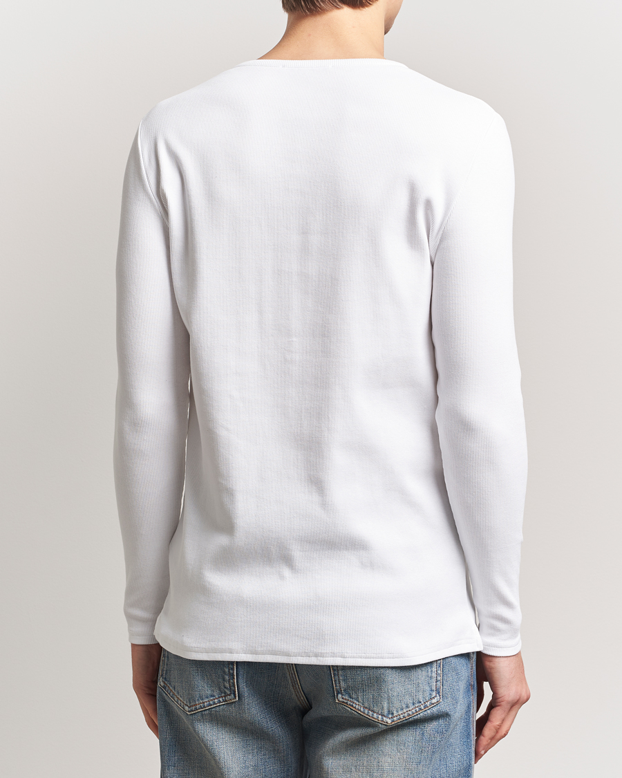 Mies | Puserot | Tiger of Sweden | Roye Long Sleeve Henley Pure White