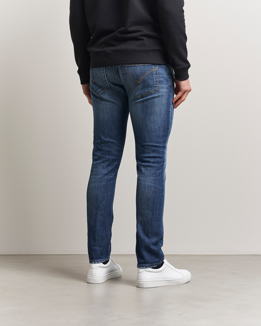 Mies | Farkut | Dondup | George Distressed Jeans Dark Blue