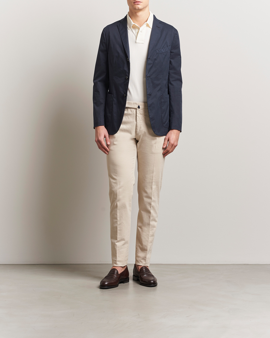 Mies | Pikkutakit | Boglioli | K Jacket Supima Cotton Blazer Navy