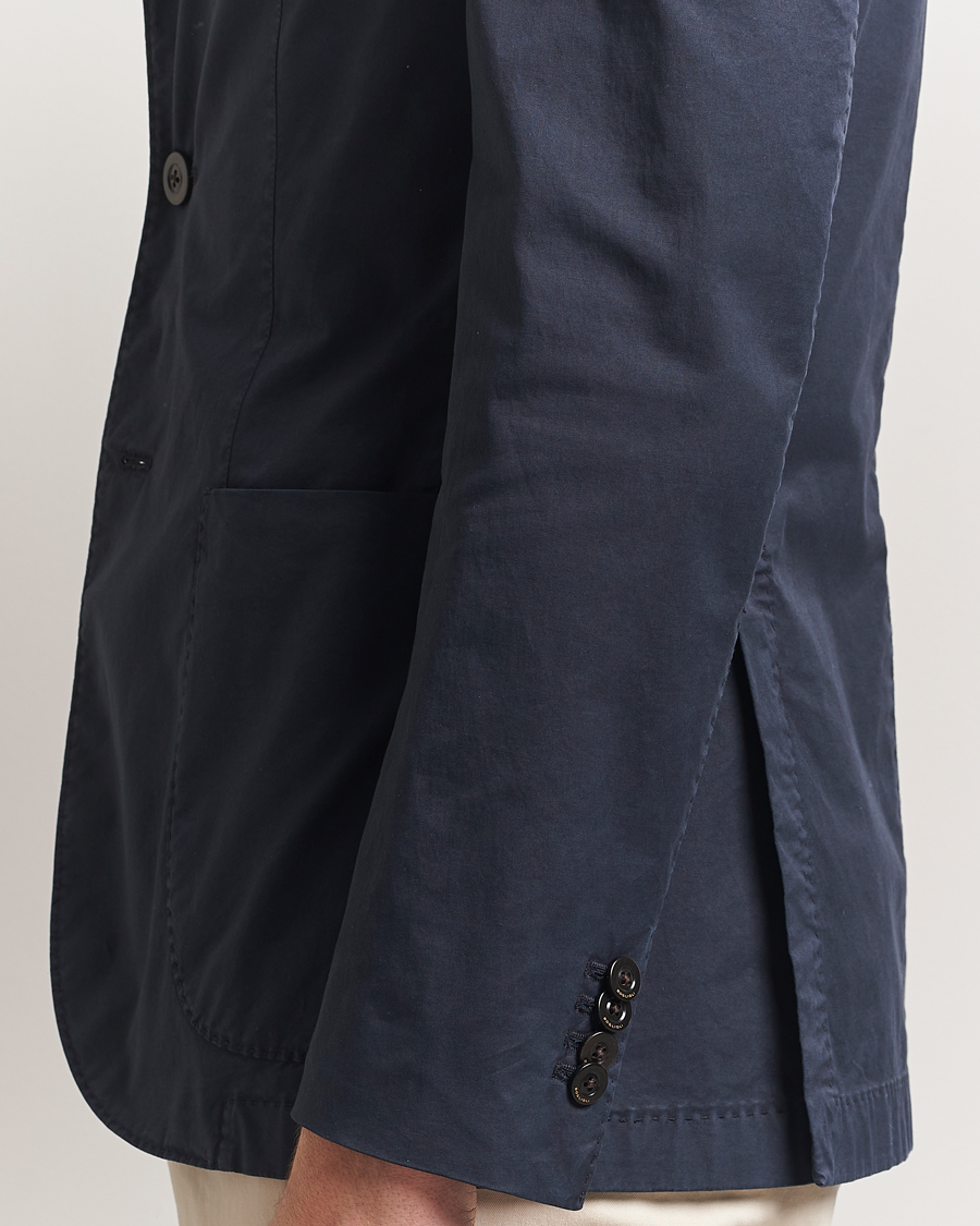 Mies | Pikkutakit | Boglioli | K Jacket Supima Cotton Blazer Navy
