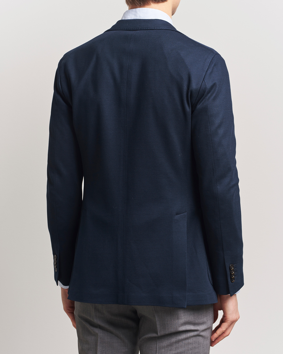 Mies | Pikkutakit | Boglioli | K Jacket Hopsack Jersey Blazer Navy