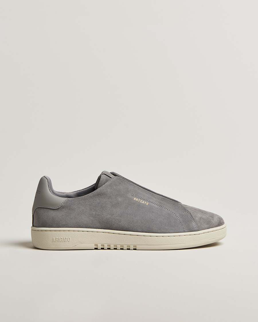 Mies | Tennarit | Axel Arigato | Dice Laceless Suede Sneaker Dark Grey