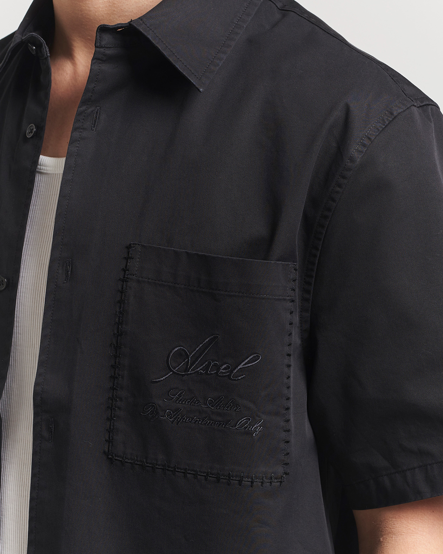 Mies | Kauluspaidat | Axel Arigato | Stitch Embroidered Shirt Black