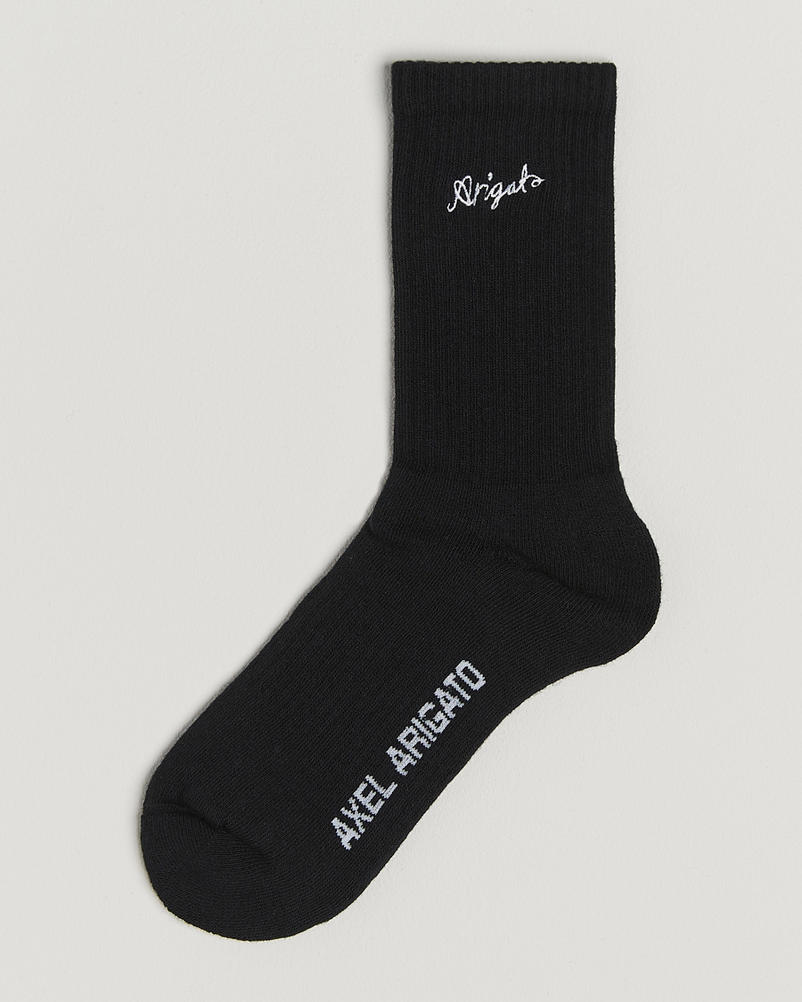 Mies | Alusvaatteet | Axel Arigato | Sribble Logo Socks Black