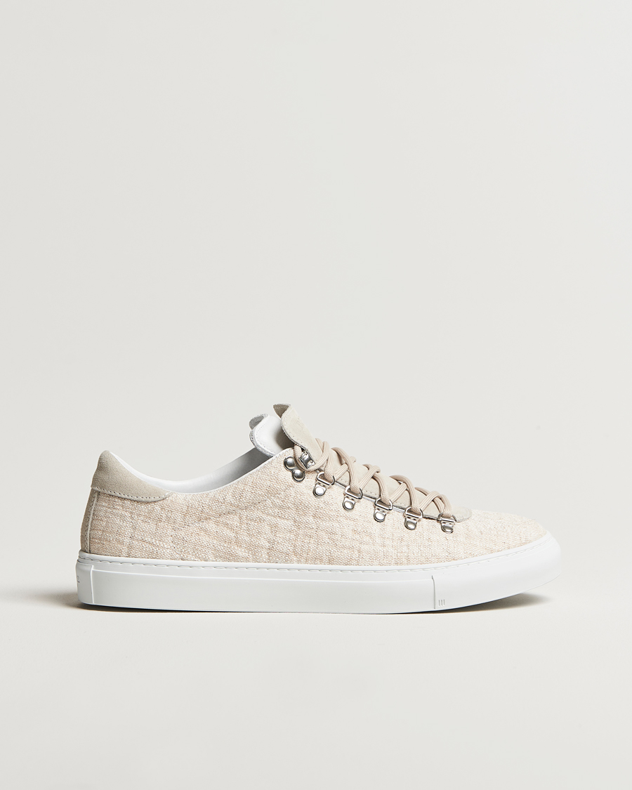 Mies | Diemme Marostica Low Linen Sneaker Natural | Diemme | Marostica Low Linen Sneaker Natural