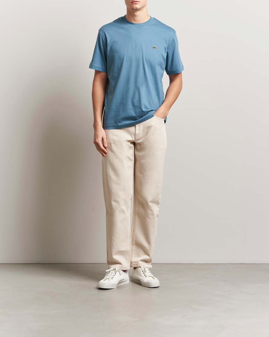 Mies | T-paidat | Lacoste | Crew Neck T-Shirt Limestone