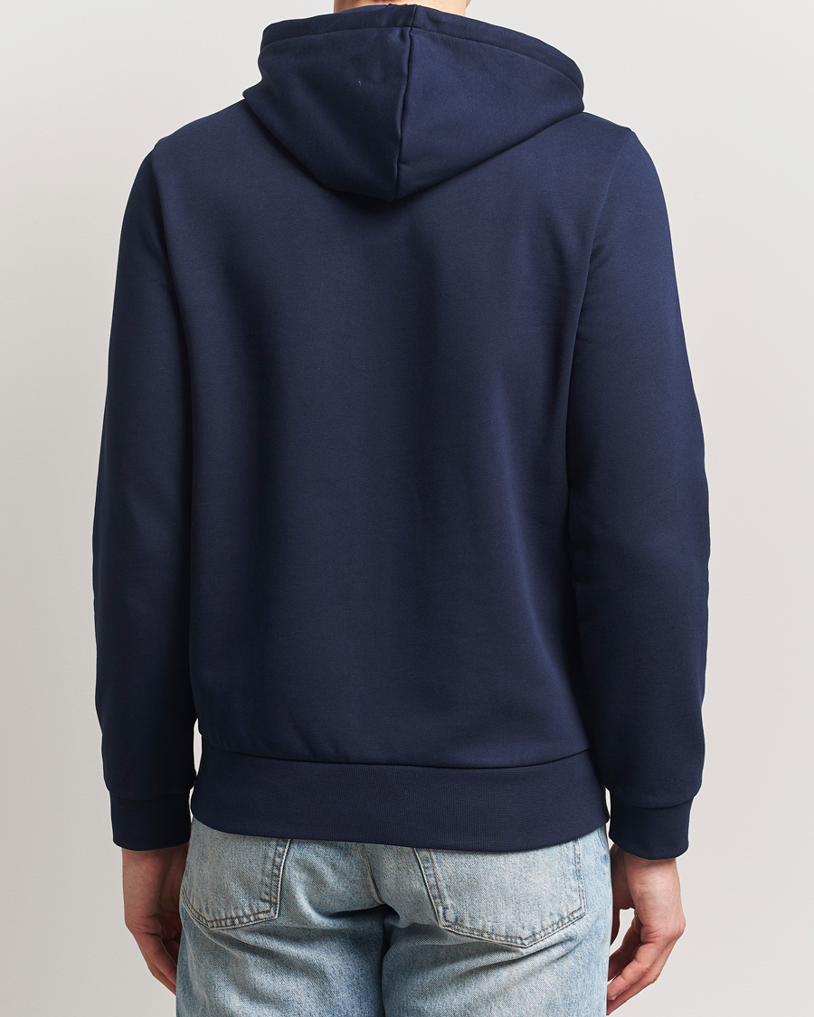Mies | Puserot | Lacoste | Full Zip Hoodie Navy Blue
