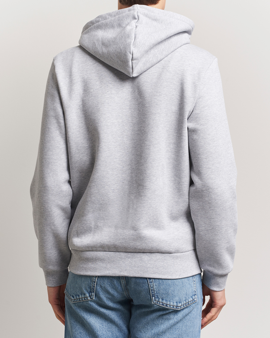 Mies | Puserot | Lacoste | Full Zip Hoodie Silver Chine