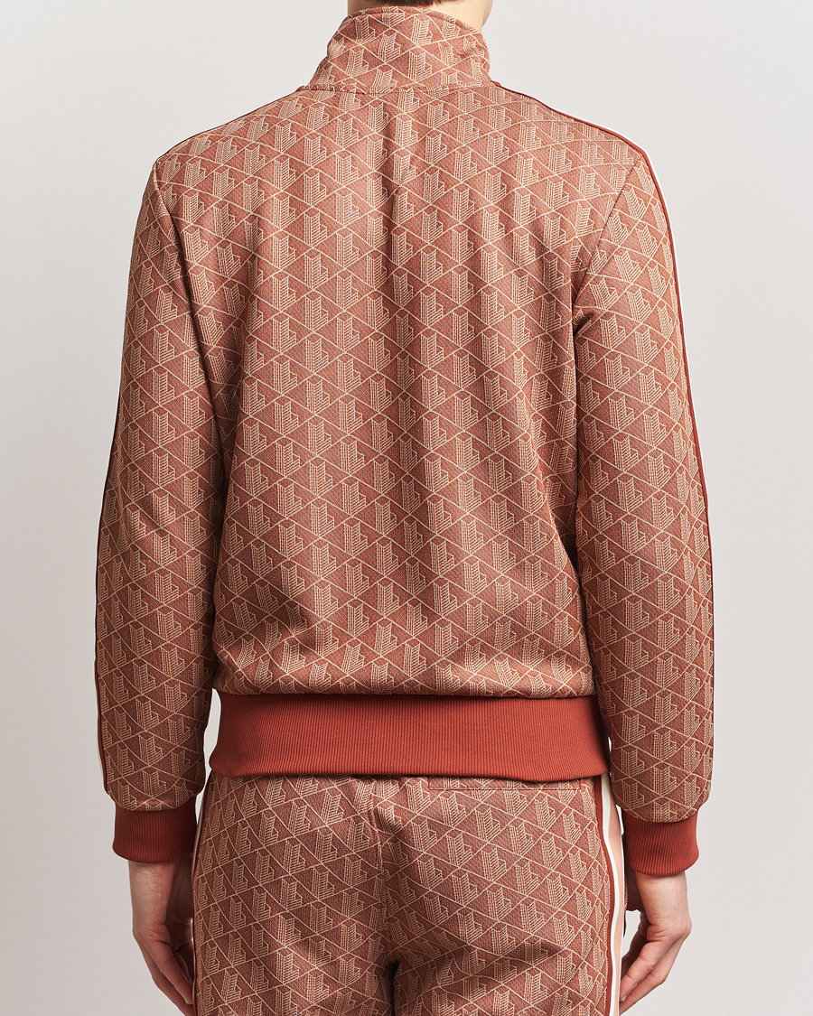 Mies | Puserot | Lacoste | Monogram Full Zip Track Jacket Iberis/Latte