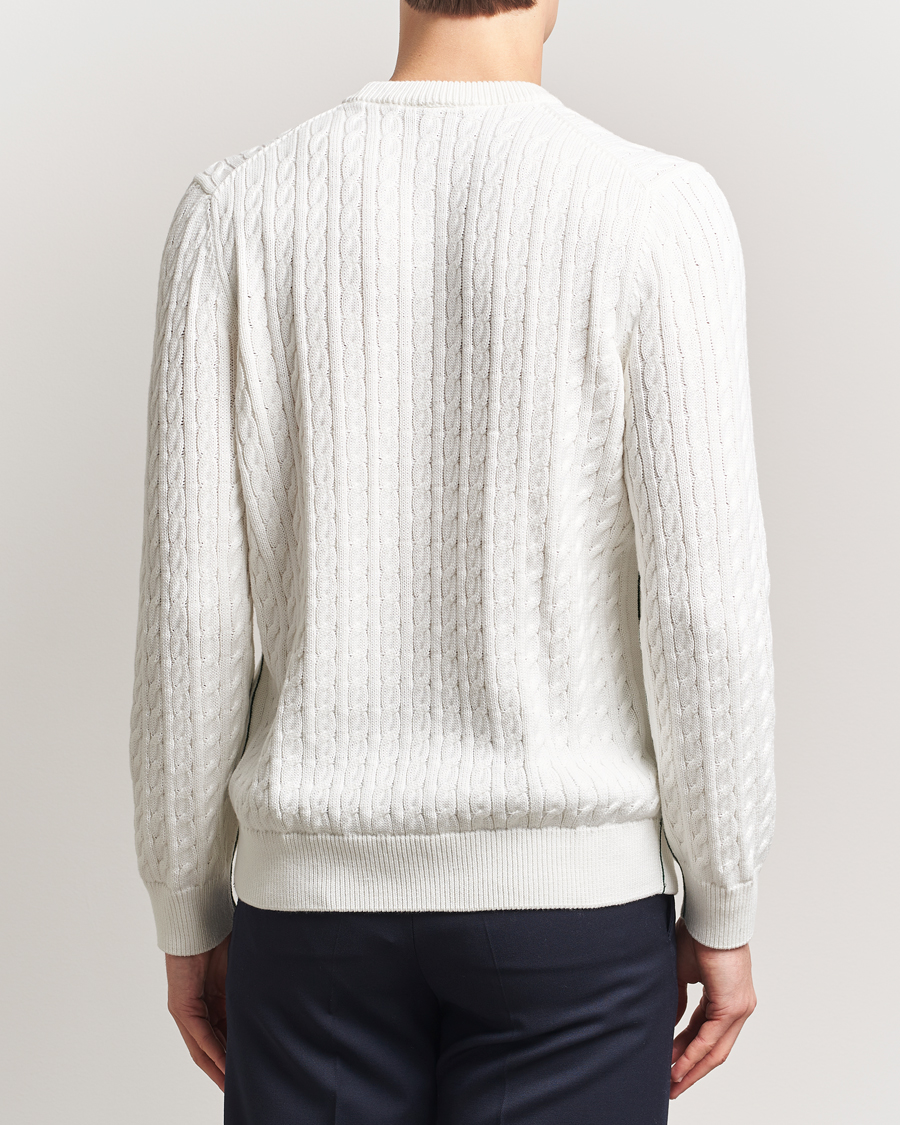 Mies | Puserot | Lacoste | Cotton Cable Sweater Flour