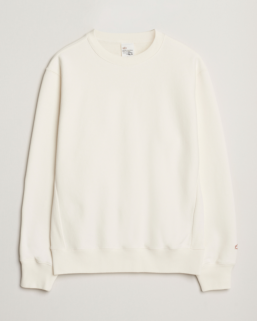 Mies | Puserot | Nudie Jeans | Hasse Crew Neck Sweatshirt Ecru