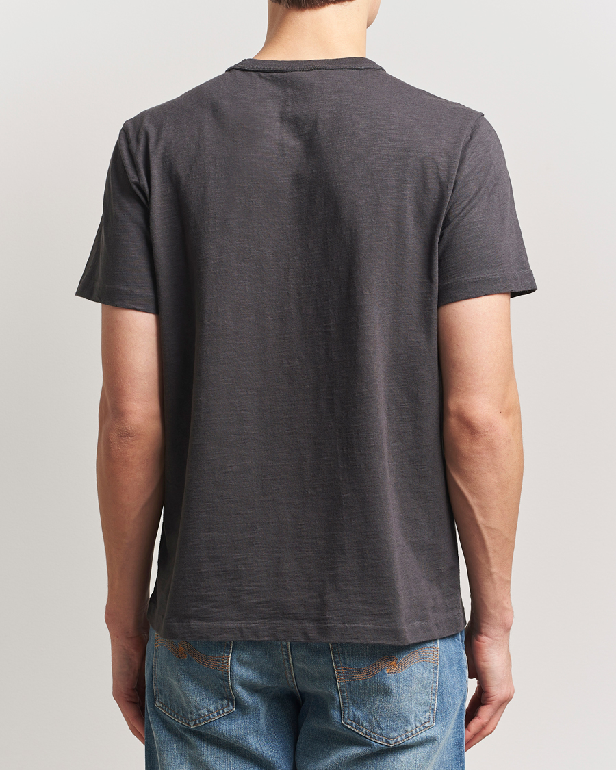 Mies | T-paidat | Nudie Jeans | Roy Heavy Slub T-Shirt Antracite