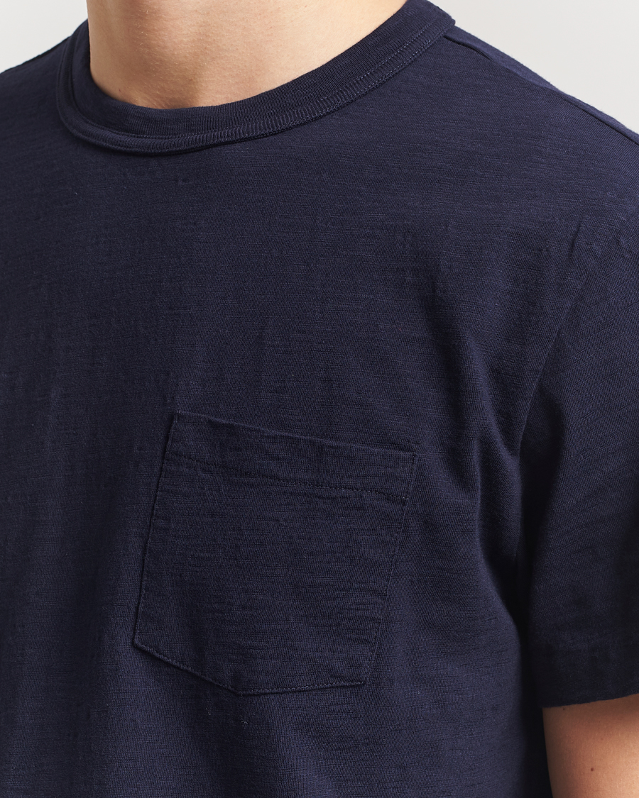 Mies | T-paidat | Nudie Jeans | Roy Heavy Slub T-Shirt Blueberry