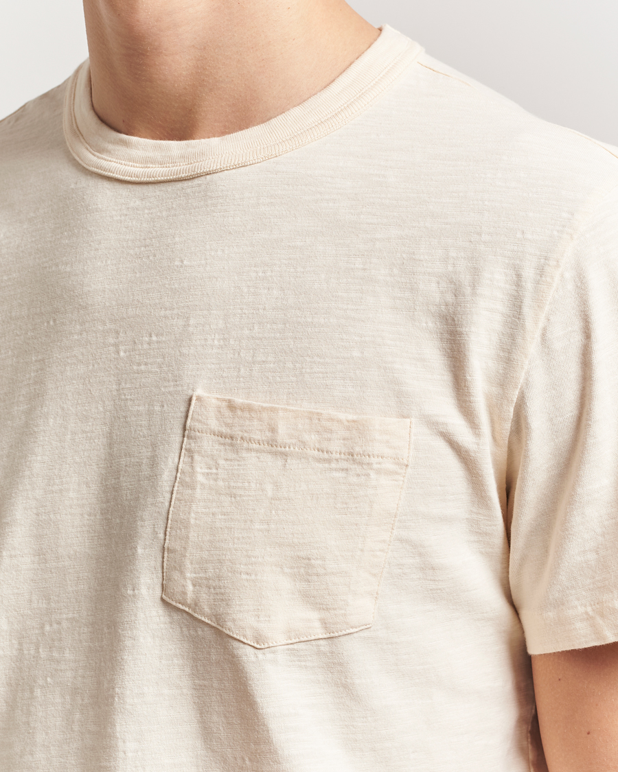 Mies | T-paidat | Nudie Jeans | Roy Heavy Slub T-Shirt Ecru