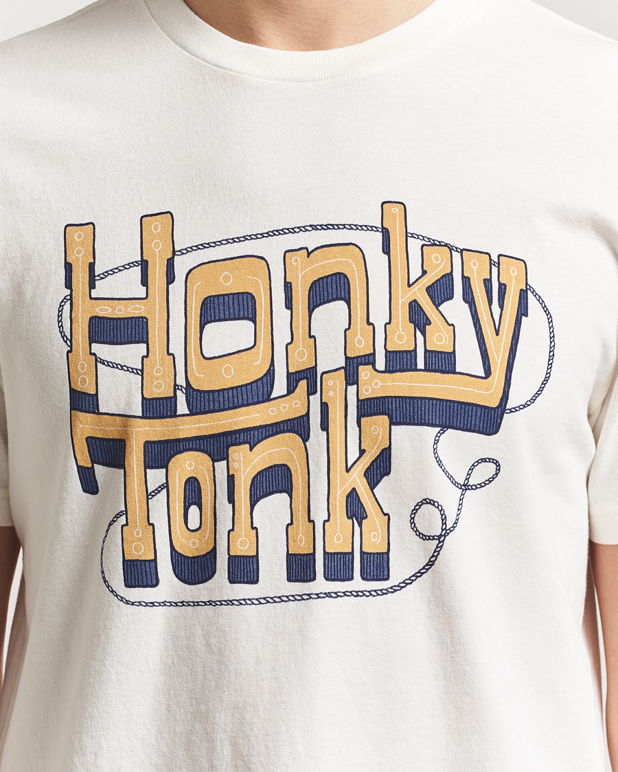 Mies | T-paidat | Nudie Jeans | Roy Printed T-Shirt Ecru