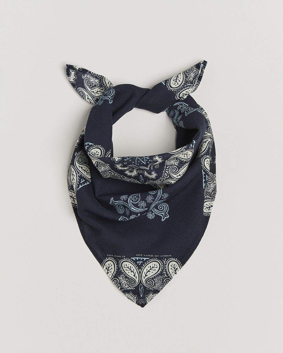 Mies | Nudie Jeans Ingrid Paisley Bandana Navy | Nudie Jeans | Ingrid Paisley Bandana Navy