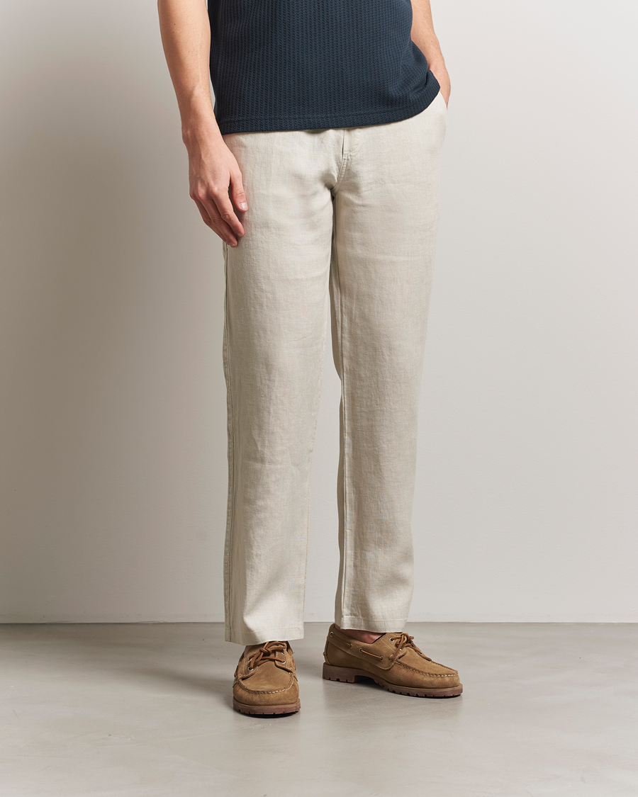 Mies | Housut | Samsøe Samsøe | Jabari Linen Drawstring Trousers Moonstruck