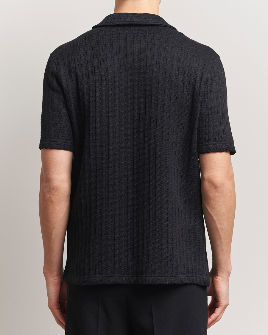Mies | Kauluspaidat | Samsøe Samsøe | Kvistbro Structured Short Sleeve Shirt Black