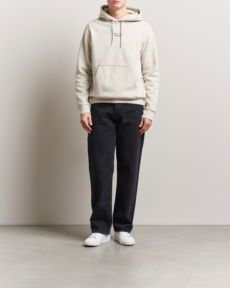 Mies | Puserot | Samsøe Samsøe | Marcus Center Logo Hoodie Moonstruck