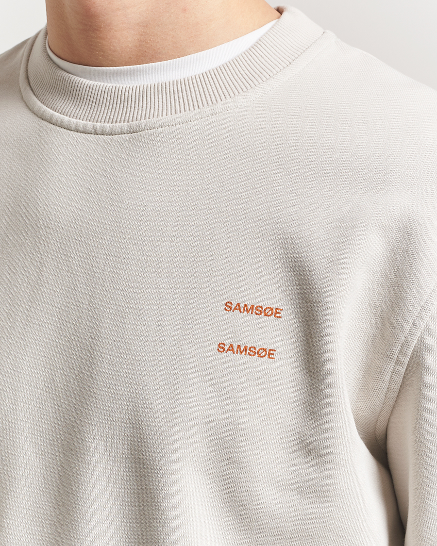 Mies | Puserot | Samsøe Samsøe | Joel Organic Cotton Sweatshirt Moonstruck