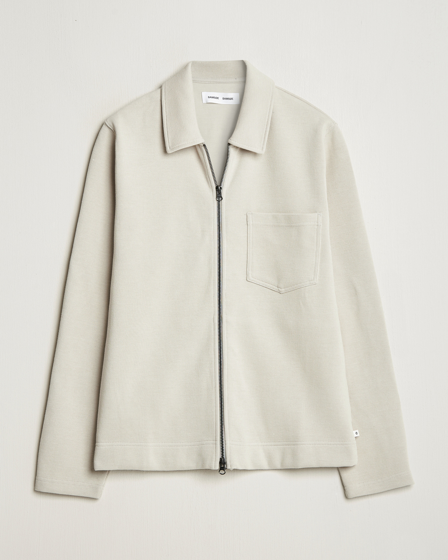 Mies | Puserot | Samsøe Samsøe | Hannes Full Zip Sweater Moonstruck