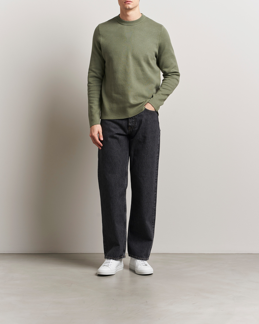 Mies | Puserot | Samsøe Samsøe | Niklas Crew Neck Sweater Four Leaf Clover