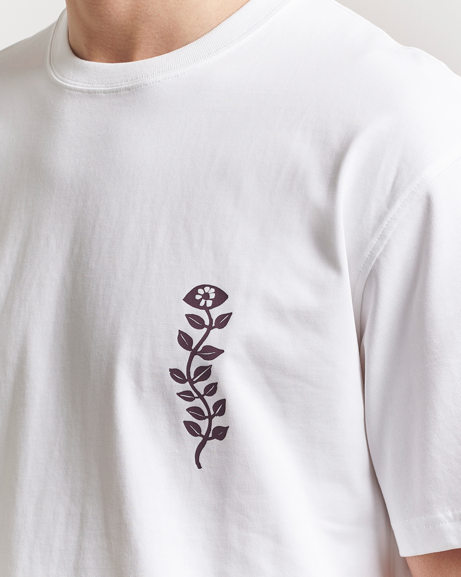 Mies | T-paidat | Samsøe Samsøe | Time Printed Crew Neck T-Shirt White