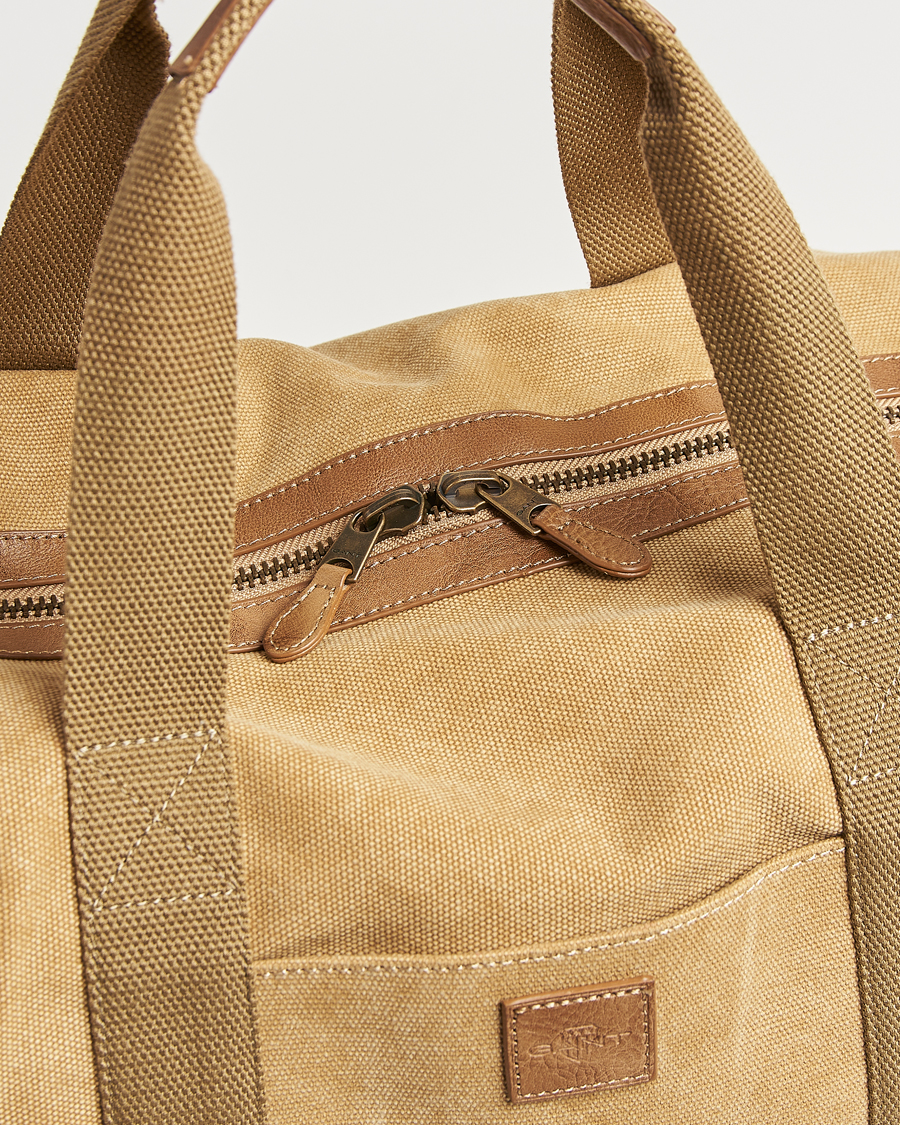 Mies | GANT Washed Canvas Dufflebag Oak Beige | GANT | Washed Canvas Dufflebag Oak Beige
