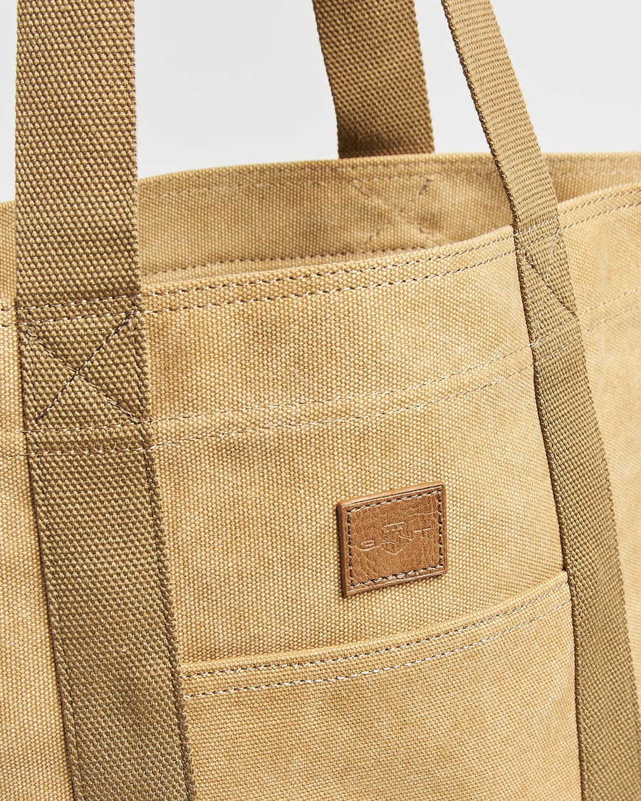 Mies | GANT Washed Canvas Totebag Oak Beige | GANT | Washed Canvas Totebag Oak Beige