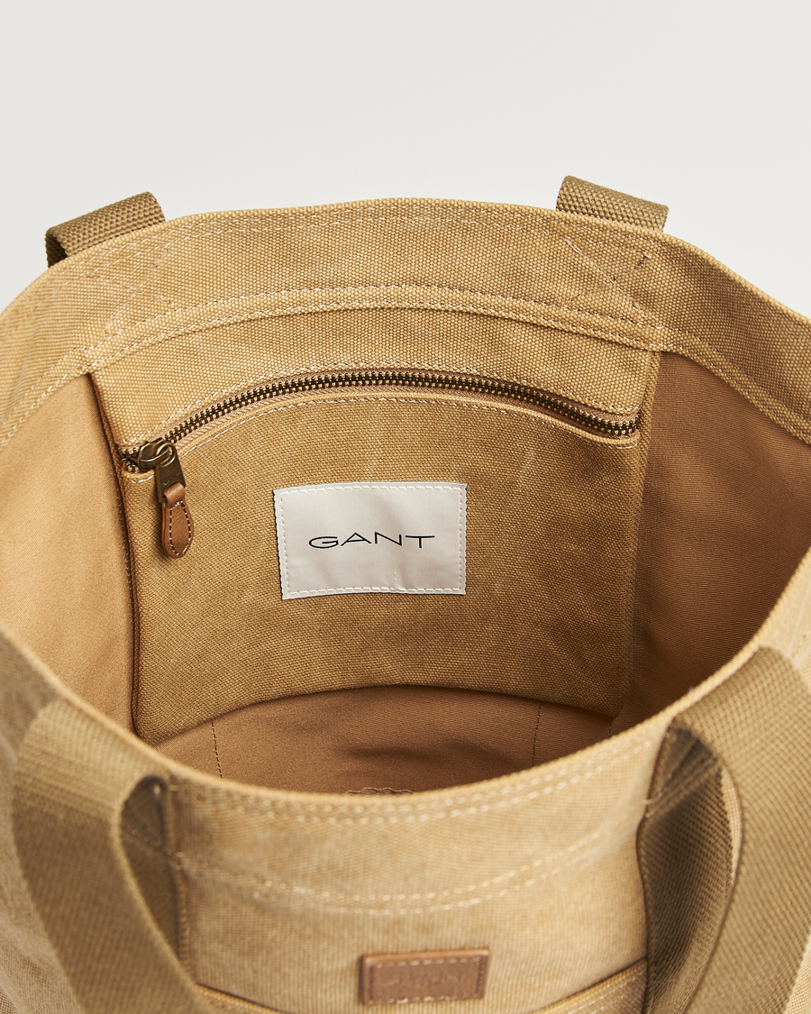 Mies | GANT Washed Canvas Totebag Oak Beige | GANT | Washed Canvas Totebag Oak Beige