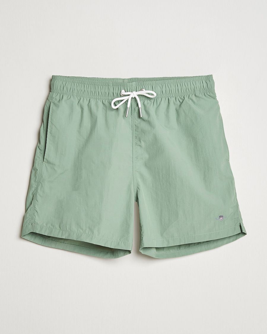 Mies | Uimahousut | GANT | Basic Swimshorts Kalamata Green