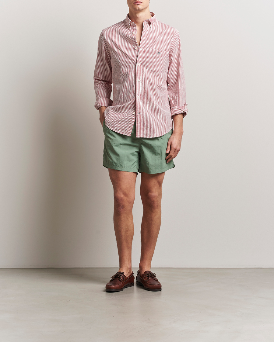 Mies | Uimahousut | GANT | Basic Swimshorts Kalamata Green