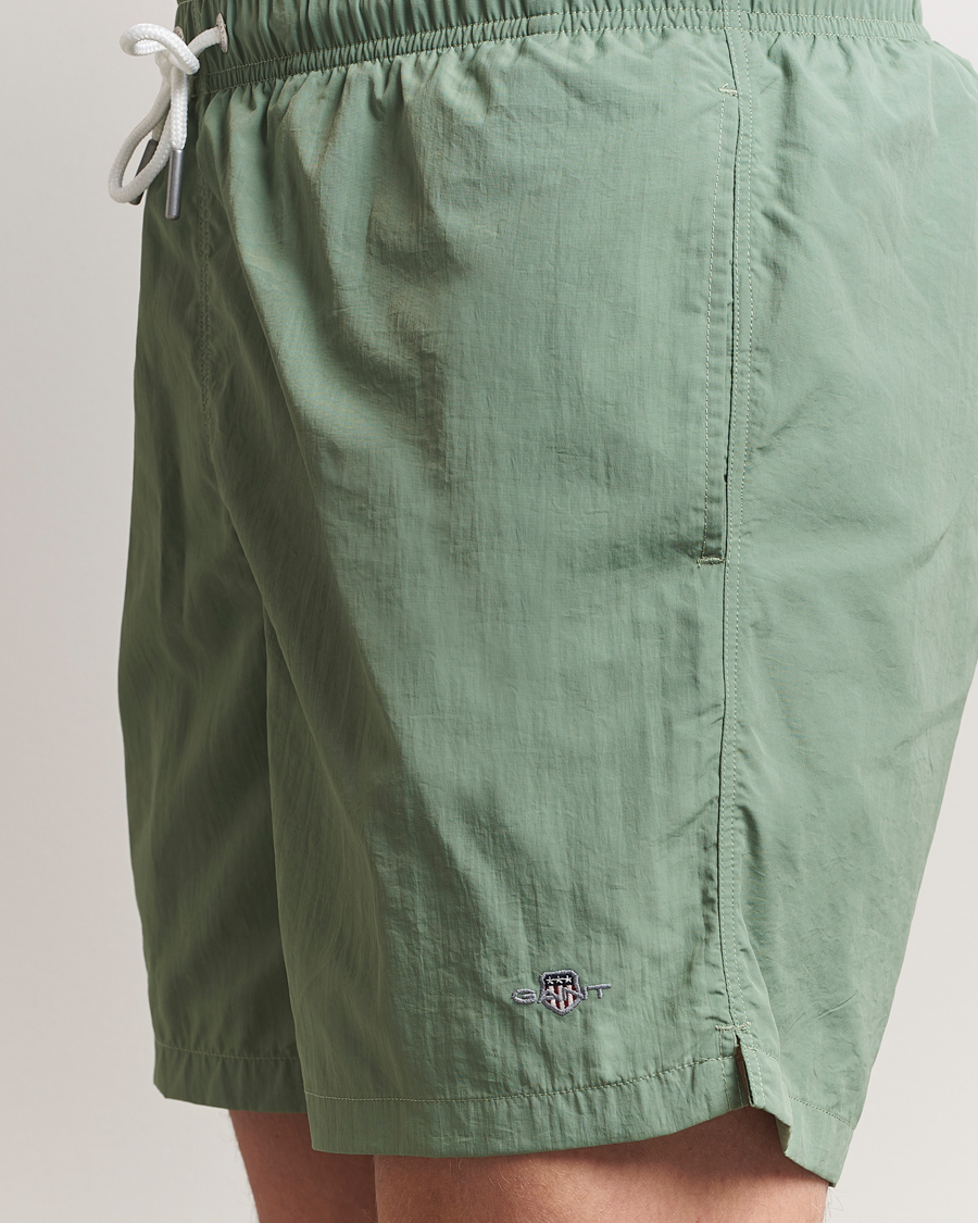 Mies | Uimahousut | GANT | Basic Swimshorts Kalamata Green