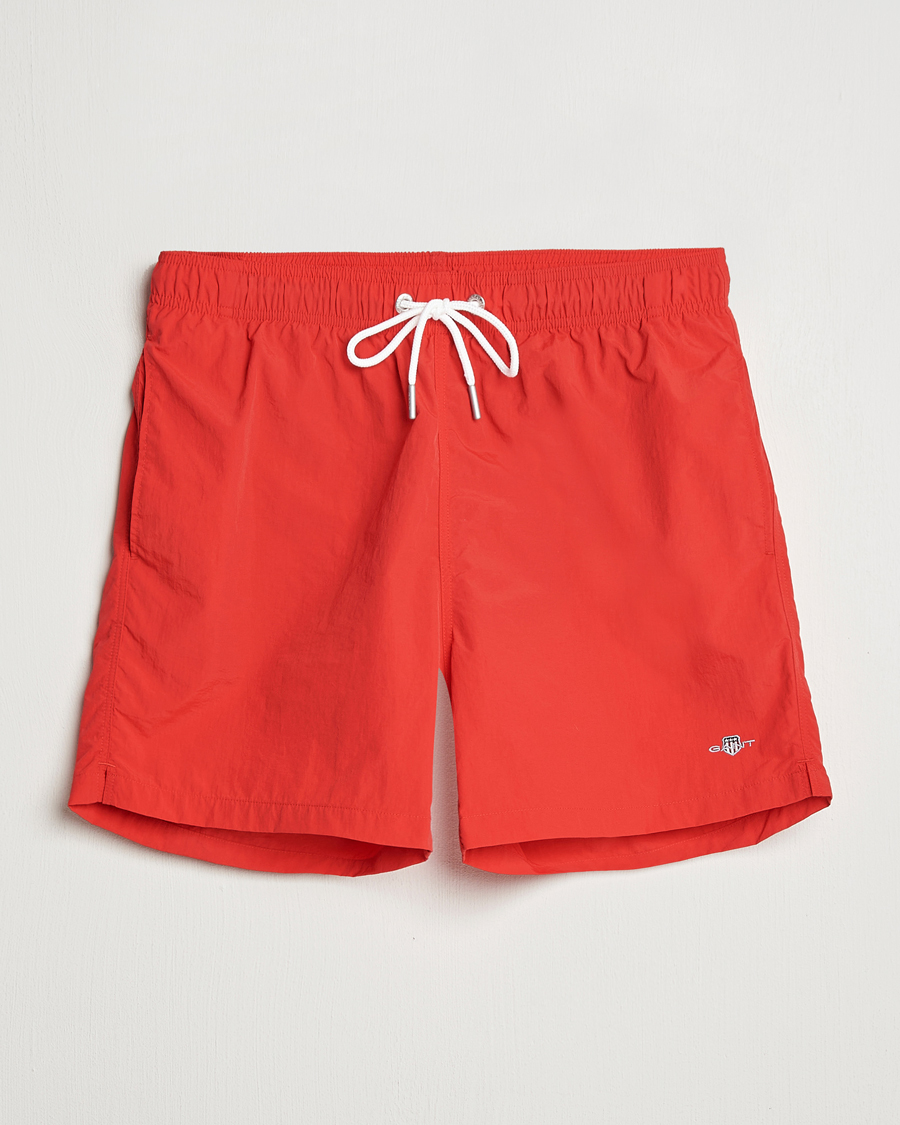 Mies | Uimahousut | GANT | Basic Swimshorts Bright Red