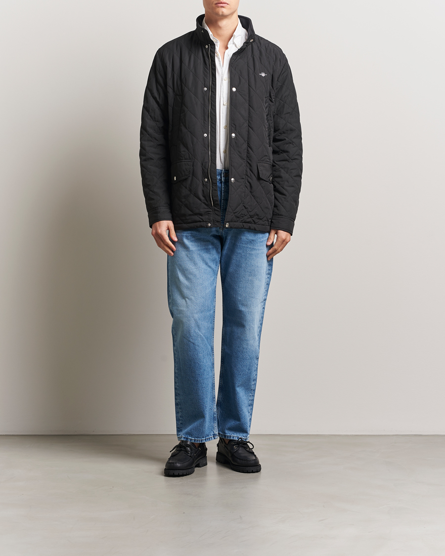 Mies | Takit | GANT | Quilted Windcheater Mid-Length Jacket Black