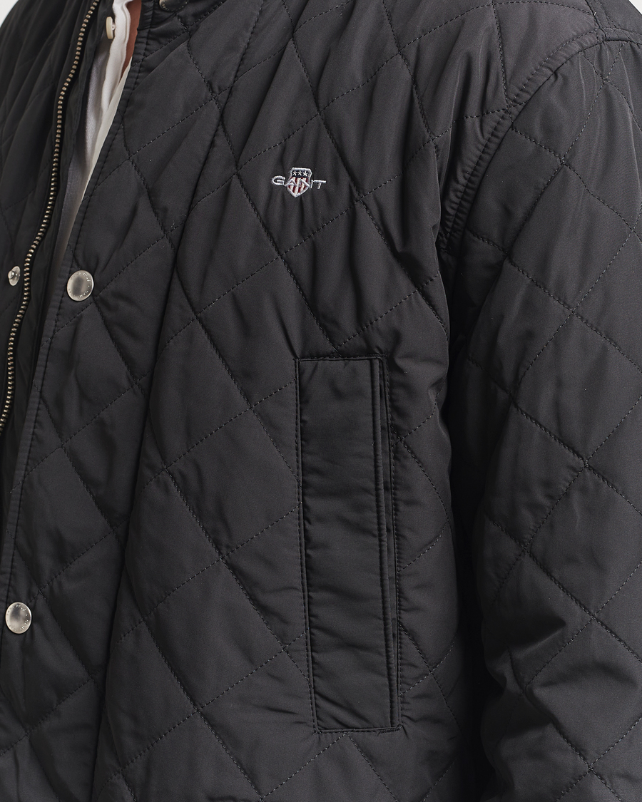 Mies | Takit | GANT | Quilted Windcheater Mid-Length Jacket Black