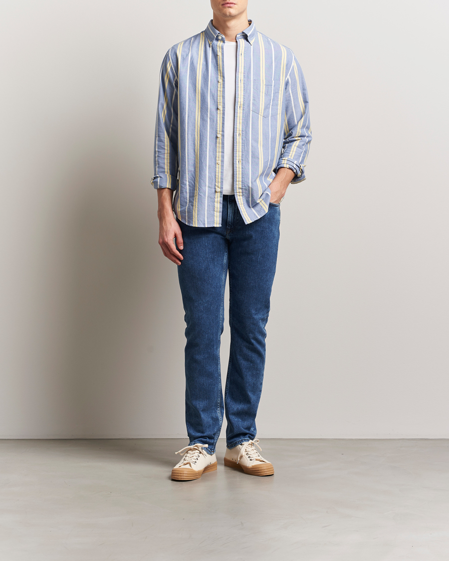 Mies | Farkut | GANT | Regular Fit Jeans Mid Blue Vintage
