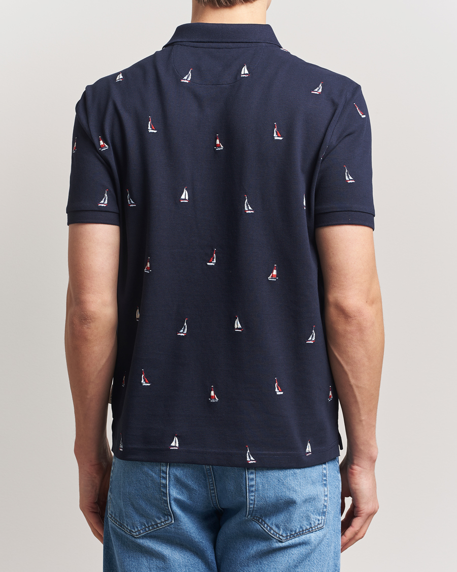 Mies | Pikeet | GANT | Embroidered Sailing Polo Evening Blue