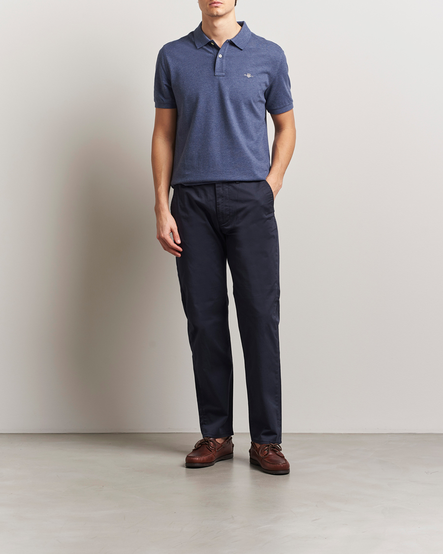 Mies | Pikeet | Gant | The Original Polo Dark Jeans Melange