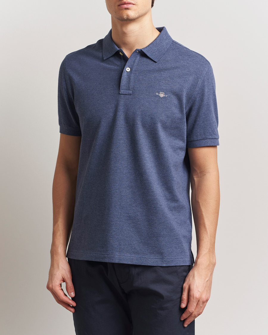 Mies | Pikeet | Gant | The Original Polo Dark Jeans Melange