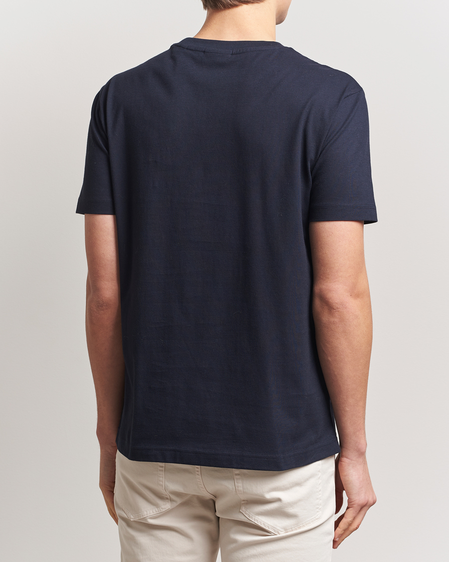 Mies | T-paidat | GANT | Small Graphic Crew Neck T-Shirt Evening Blue