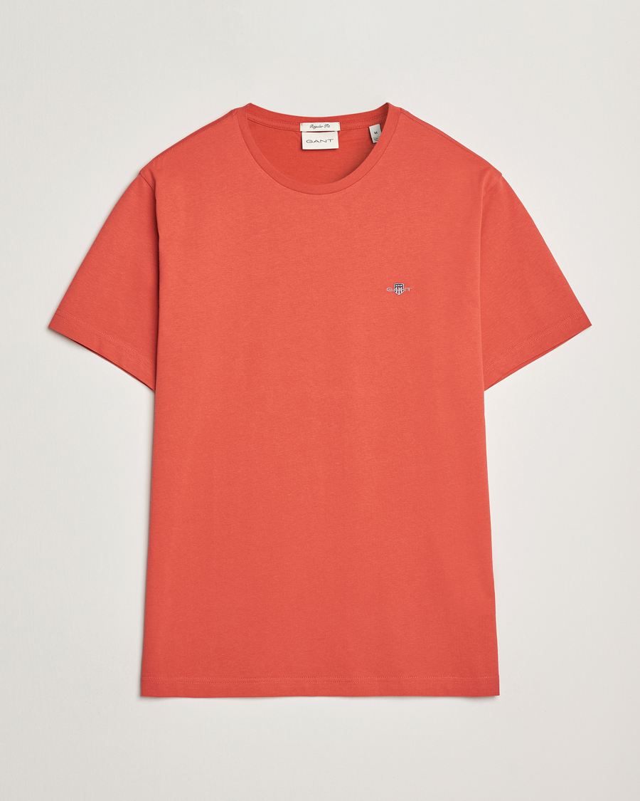 Mies | T-paidat | GANT | The Original T-Shirt Brick Red