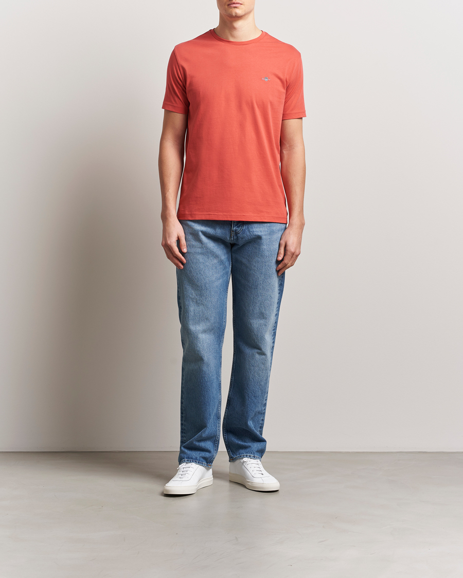 Mies | T-paidat | GANT | The Original T-Shirt Brick Red