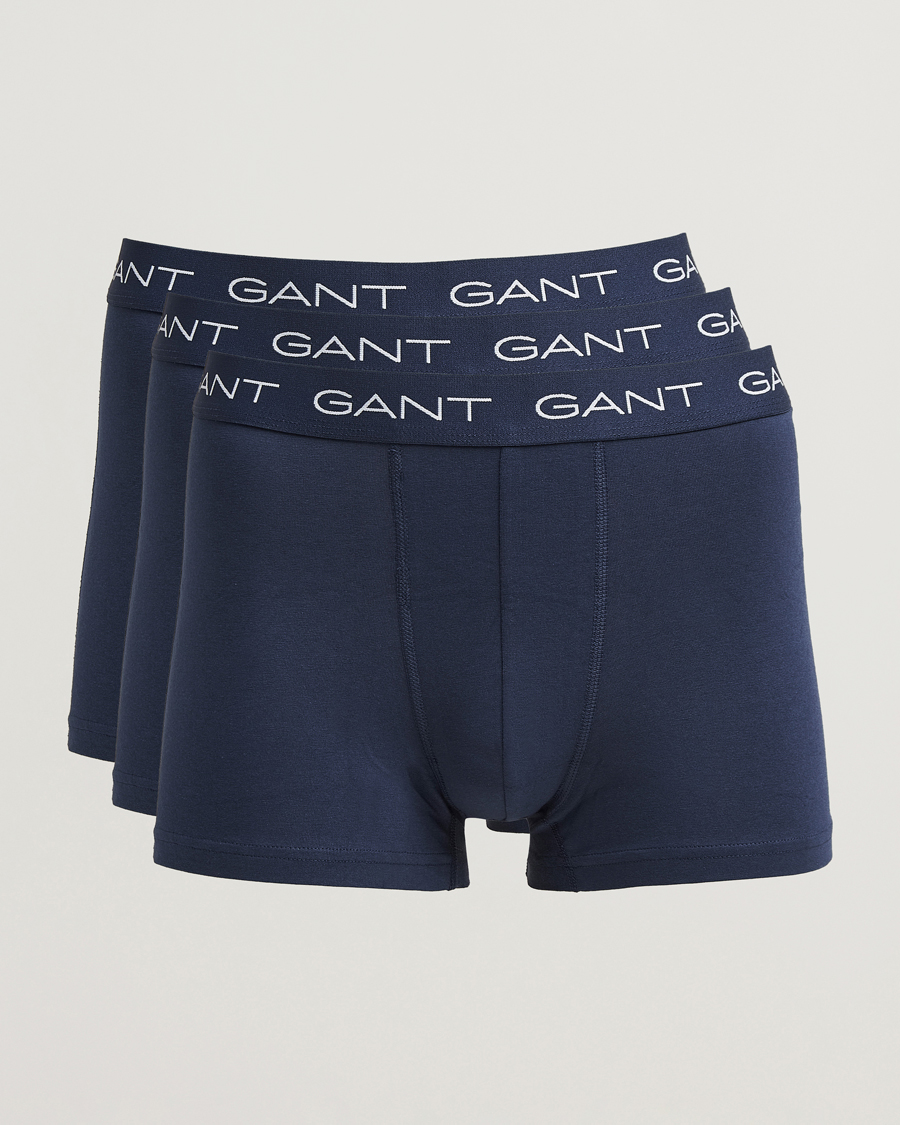 Mies | Alusvaatteet | GANT | 3-Pack Trunks Marine