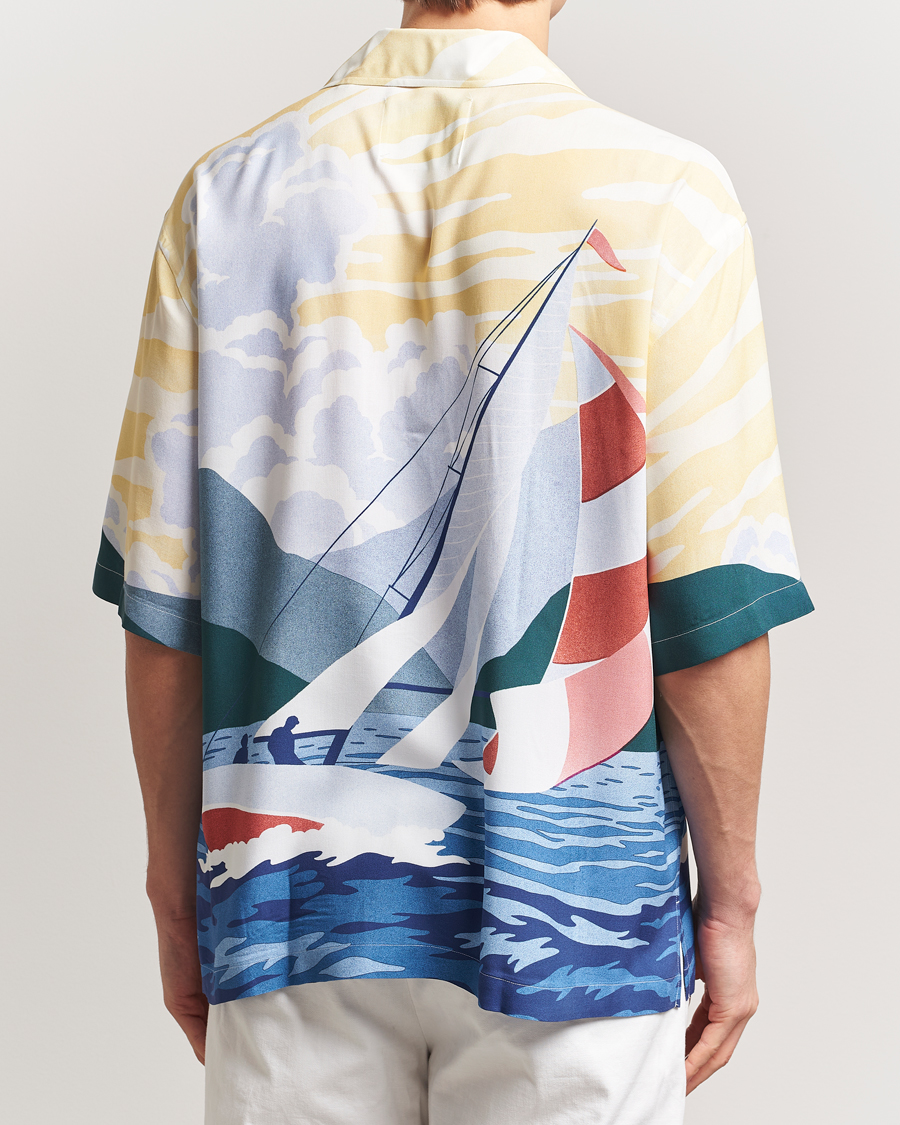Mies | Kauluspaidat | GANT | Relaxed Fit Scenery Sailing Short Sleeve Shirt Multi