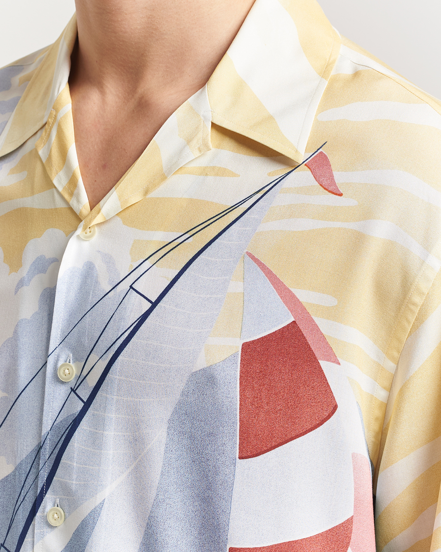 Mies | Kauluspaidat | GANT | Relaxed Fit Scenery Sailing Short Sleeve Shirt Multi