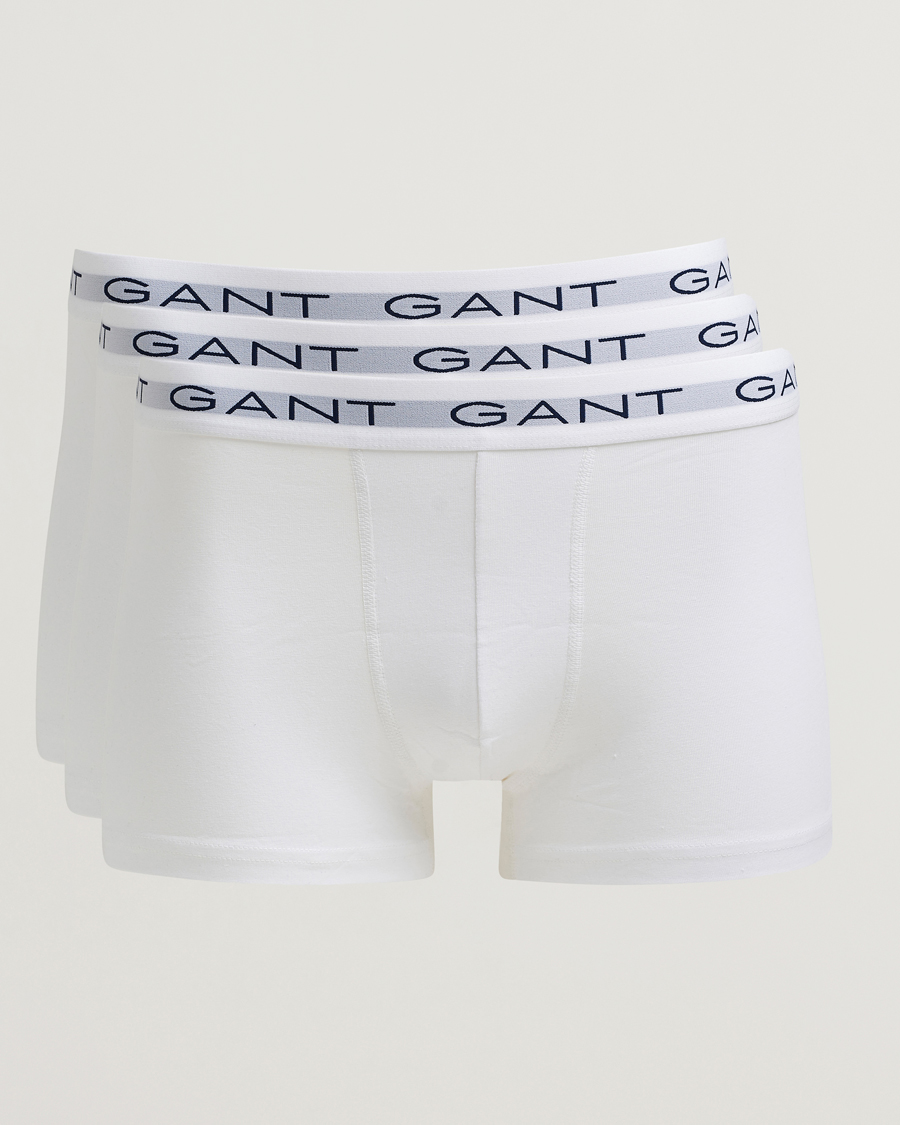 Mies | Alusvaatteet | Gant | 3-Pack Trunks White