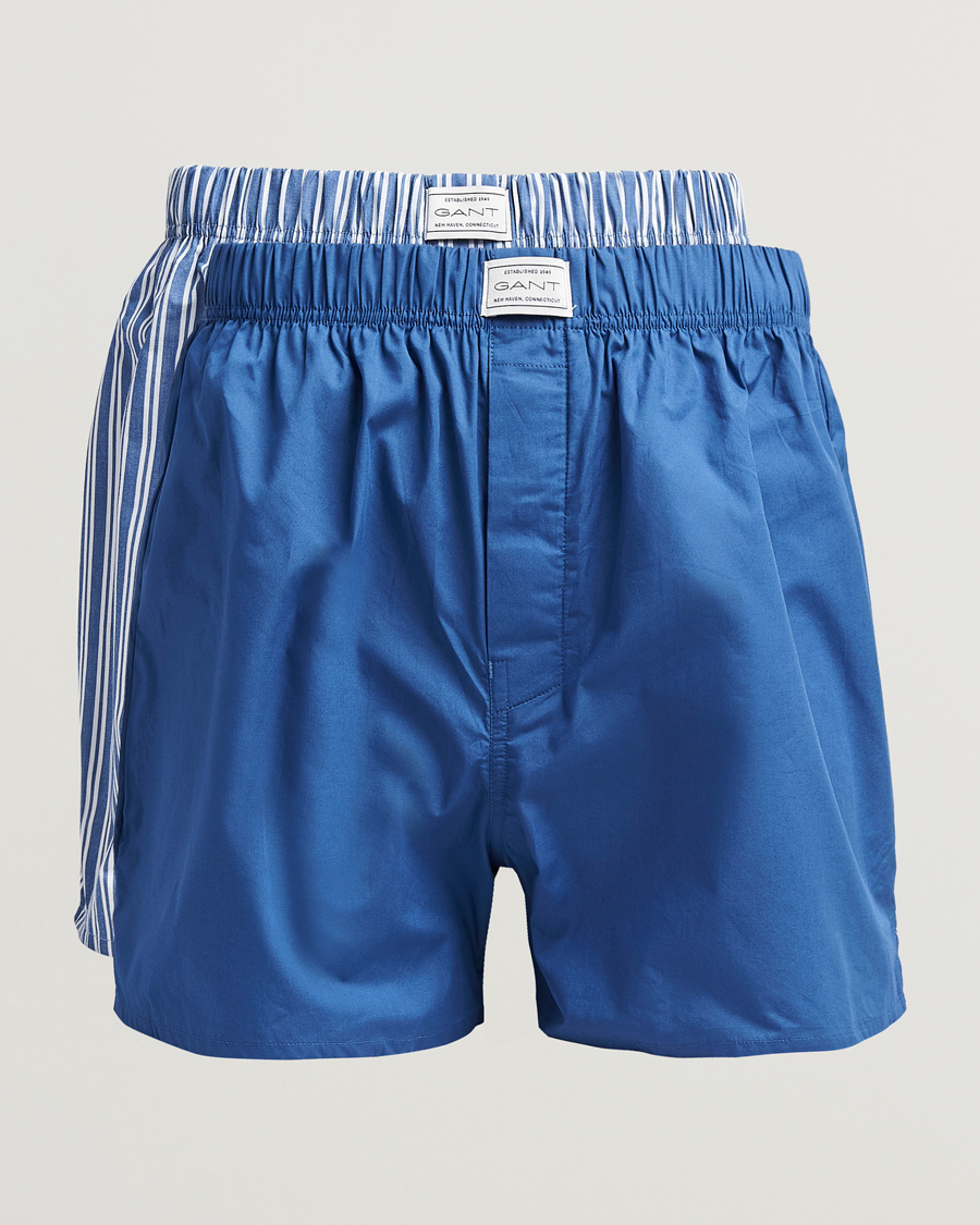 Mies | Alusvaatteet | GANT | 2-Pack Boxer Shorts Rich Blue