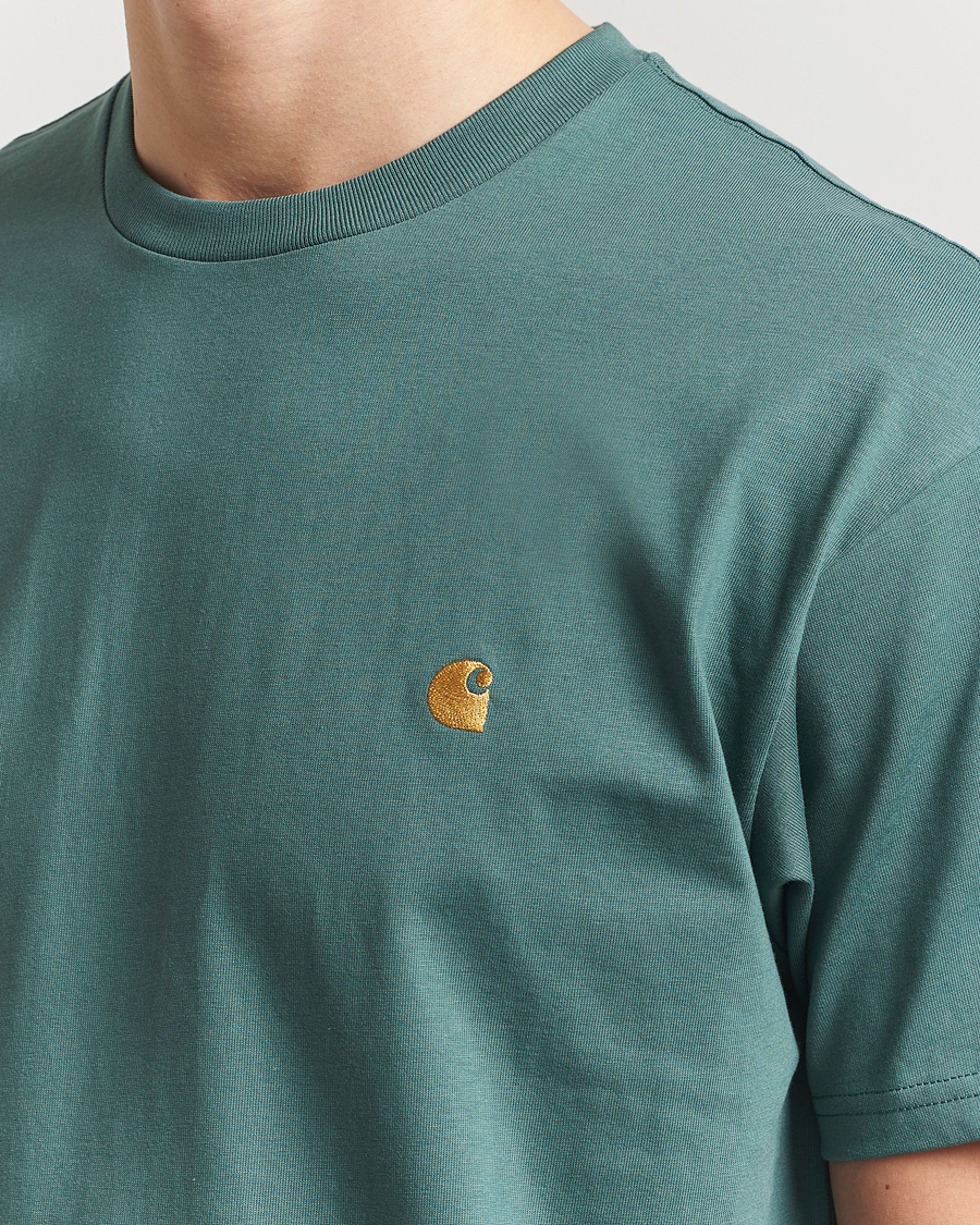 Mies | T-paidat | Carhartt WIP | Chase Short Sleeve T-Shirt Silver Pine