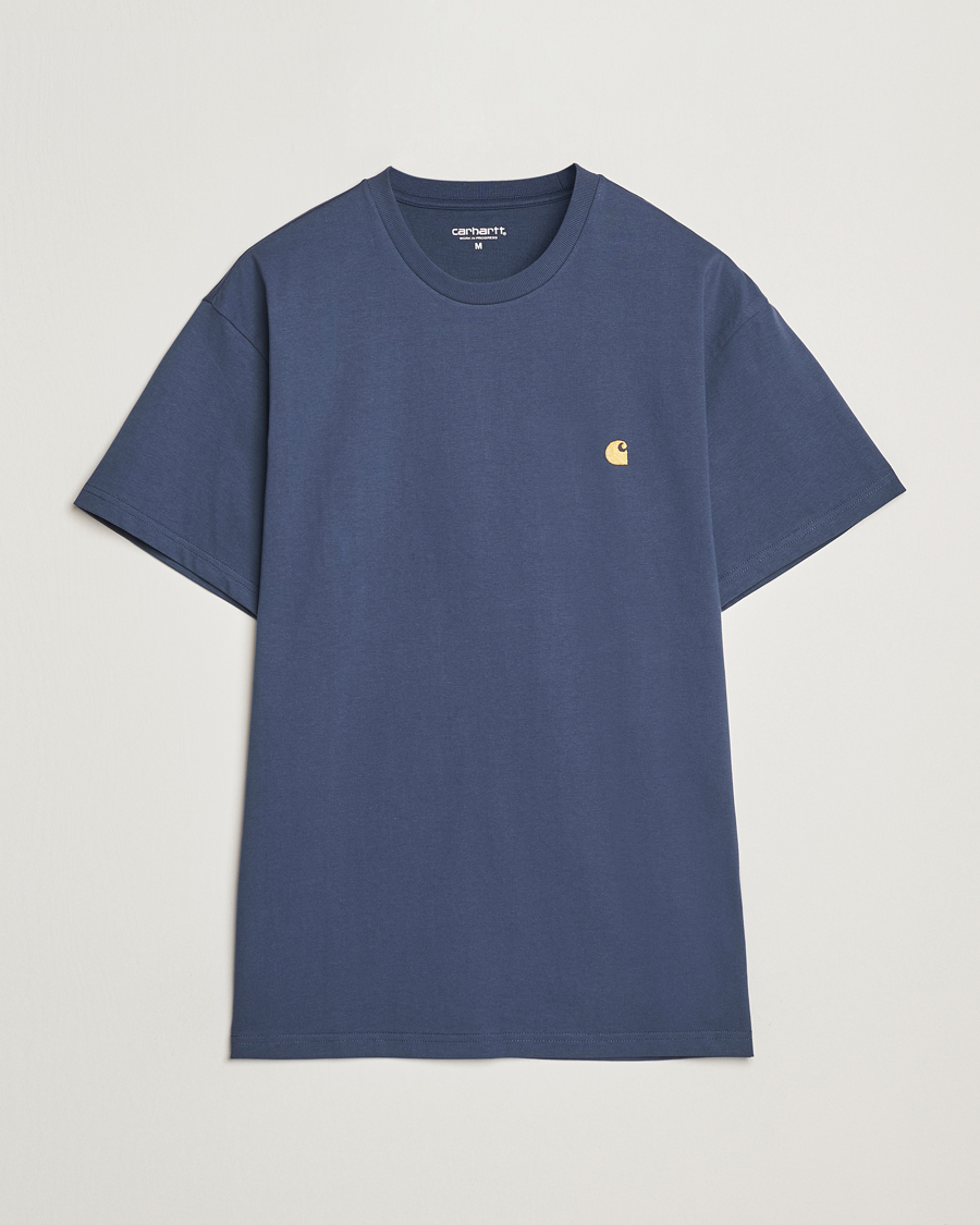Mies | T-paidat | Carhartt WIP | Chase Short Sleeve T-Shirt Dusky Blue